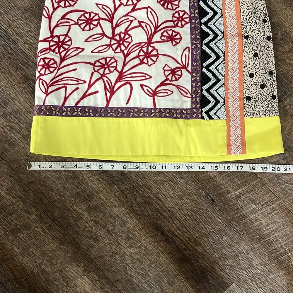 NWT Anthropologie Leif Notes Embroidered Multicolor Skirt - Picture 11 of 11
